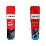 Würth Araç İçi Temizleme Spreyi ve Silikon Sprey İkilisi 1 Adet Temizleme ve 1 Adet Silikon Sprey - 1 Adet Araç İçi Temizleme Spreyi, 1 Adet Silikon Sprey