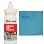 Würth Deri Besleyici Bakım Kremi 1000 Ml + Güderi Bez Mavi 130 Gr
