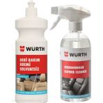Würth Deri Besleyici ve Temizleyici Bakım Seti Solventsiz Tüm Pürüzsüz Deriler İçin