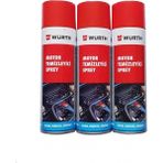Würth Hızlı Motor Temizleme Spreyi 500 ml 3'lü Set Universal Araçlar İçin Etkili Temizlik Özellikleri