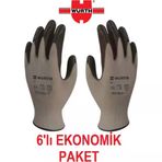 Würth Iş Güvenliği Eldiveni Mekanikçi Siyah No 9/L 6 Adet