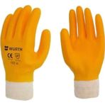 WÜRTH İŞ GÜVENLİK ELDİVENİ NİTRİL SARI NO:10