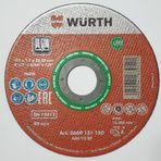 Würth Paslanmaz için Yeşil D115x1 mm 10 Adet Kesme Taşı