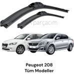 Würth Peugeot 301 Silecek Takımı (2012-2020) 2'li Tek Ebat