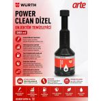 Würth Power Clean Dizel Enjektör Temizleyici 200 Ml | Yakıt Sistemi Temizleyici | Enjektör Koruma Ve Performans Artırıcı