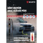 Würth Würth Dört Mevsim Araç Sileceği Plus 375 mm 15 In 9 Farklı Aparat + Cam Sabunu Hediyeli