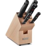 Wüsthof Gourmet 5 Parça Standlı Siyah Bıçak Seti