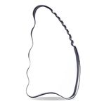 wuyaoyao Gua Sha Kazıma Aleti, Paslanmaz Çelik Terapi Masaj Aleti, Lenfatik Drenaj Gua Sha Tahtası, Anti Selülit için, Kas Ağrısı Giderme Aracı Spa Akupunktur Tetikleyici Nokta Tedavisi için