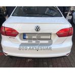 Wv Jetta Mk6 Bagaj Üstü Slim Spoiler Piano Black Parlak Beyaz (Sts Oto Aksesuar)