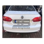 Wv Jetta Mk6 Bagaj Üstü Slim Spoiler Piano Black Parlak Beyaz