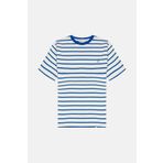 WWF Market Panda Supreme Çizgili T-Shirt - Mavi/Krem