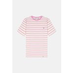 WWF Market Panda Supreme Çizgili T-Shirt - Pembe /Krem