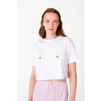 WWF Market Yengeçler Supreme Crop T-shirt - Beyaz