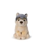 WWF Oturan Kurt Peluş Oyuncak 15 cm - 6" 15190028