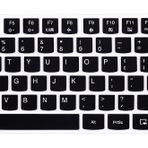WYGCH Lenovo Legion 15.6 inç Y520 Y530 Y540 Y545 Y720 R720 Y7000 Y7000P 17.3 inç Legion Y730 Y740 Oyun Dizüstü Bilgisayarı için Silikon Klavye Kapağı-Siyah