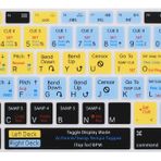 WYGCH Serato Scratch Live Shortcuts Hotkey Silikon Klavye Kapağı MacBook Air 2018 için [Retina Ekranlı ve Dokunmatik Kimlik ile 13,3 inç A1932] Silikon Yumuşak Koruyucu, ABD/AB Versiyonu