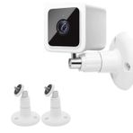 Wyze Cam V3 Montaj, ALLICAVER 360 Derece Ayarlanabilir Duvara Montaj Braketi Tamamen Yeni Wyze Cam V3 1080p HD İç/Dış Mekan Video Kamera için. (2'li Paket, Beyaz)