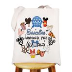 WZMPA Sihirli Krallık Snack Seyahat Tote Çanta Dünya gezgin Hediye Snacking Dünya Omuz Çantası Snack Tatil Merch, Atıştırmalık Tg, Large