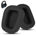 Wzsipod Logitech G933 Oyun Kulaklığı için Kumaş Yedek Kulak Pedleri, ayrıca G935 G930 G635 G633 G633S G533 G430 G431 G432 G433 Kulaklık, Mesh Earpad için G332 G230 G231 G233 Kulaklık (Siyah)