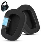 Wzsipod Soğutma Jeli Yedek Kulak Pedleri Logitech G933 Oyun Kulaklığı, ayrıca G935 G930 G635 G633 G633S G533 G430 G431 G432 G433 Kulaklık, Earpad için G332 G230 G231 G233 Kulaklık (Siyah)