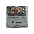 X-BASS XB-02 1 GİRİŞ 2 ÇIKIŞ PROFESYONEL SİGORTALI OTO AMFİ BLOK DAĞITICI 4 GA UYUMLU
