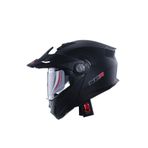 X-Cross Çene Açılır Kask Mat Siyah (ECE-22.06) (S)
