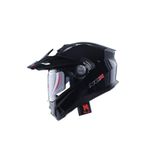 X-Cross Çene Açılır Kask Parlak Siyah (ECE-22.06) (L)