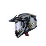 X-Cross Çene Açılır Kask Sarı Grafik (ECE-22.06) (M)