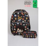 x Dekomus "wizard Icons Collection" Harry Potter Lisanslı Ortopedik Ilkokul ve Kalem Çantası Seti - 1 - 00-Siyah