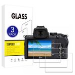 X-Dision [3 adet] Nikon Z50 Z 50 ekran koruyucu folyo ile uyumlu, 2.5D koruyucu film [9H sertlik, kolay kurulum, kırılmaz] birinci sınıf aksesuar, sertleştirilmiş cam folyo