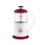 x Galatasaray Lisanslı Bitki Çayı ve Filtre Kahve Demliği French Press 600 ml