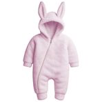 X İpek Atlas Kız Bebek Çocuk Pembe Tavşan Tulum (Pembe, 7 Yaş)