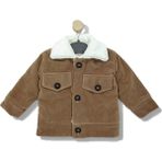 x Ipek Atlas Kız Erkek Bebek Çocuk Ceket - 0-Kahverengi - 3 Yaş