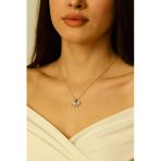 X-Lady Accessories X-Lady Accessories Gümüş Renk Fiyonk Baget Sf Zincir Çelik Kolye - 3657