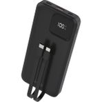 X-Level 10000MAH 30CM Usb-A To Type-C Cable Power Bank - Siyah