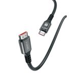 X-Level 8K Yüksek Çözünürlüklü HDMI Kablosu, 8K@60Hz, 4K@120Hz, 2K@144Hz, 1080P@240Hz, PlayStation ile Uyumlu, TV, PC, Gelişmiş Ses Kanalı, 1.5 Metre, XVC9007, Siyah