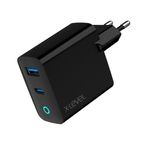 X-Level GaN Yüksek Hızlı Şarj Adaptörü, Akım Korumalı, Type-C - USB Port, 45W/65W, Akıllı Şarj Teknolojisi, PD/QC/PPS Teknolojisi, Tüm Cihazlarla Uyumlu Çip, Siyah (65W - xc4043)