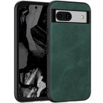 X-level Google Pixel 8A Kılıf, [Earl 3 Serisi] PU Deri Çizilmeye Dayanıklı Deri Sert İç Kabuk ve Google Pixel 8A için Darbeye Dayanıklı Koruyucu Kılıf Kapak - Yeşil