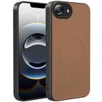 X-level iPhone 16e için kılıf, gerçek silikon deri kılıf, Magsafe ile uyumlu, ince, kaymaz, çizilmez, şok emici kılıf - Desert Gold