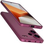 X-level Redmi Note 13 Pro Plus için Kılıf, Silikon Kılıf Yumuşak TPU Koruyucu Ultra İnce ve Çizilmez Ultra İnce Kılıf Xiaomi Redmi Note 13 Pro Plus 5G için Kaymaz - Şarap Kırmızısı