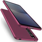 X-level Sony Xperia 10 V Kılıf, [Guardian Serisi] Soft Flex TPU Kılıf Ultra İnce Cep Telefonu Kılıfı Silikon Bumper Cover Koruma Çanta Kabuk Koruyucu Kılıf Sony Xperia 10 V 5G için - Şarap Kırmızısı
