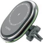 X-Level XC4052 15W MagSafe Uyumlu Kablosuz Şarjlı Araç İçi Havalandırma Telefon Tutucu - Siyah