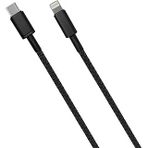 X-LEVEL XCC8911 27W 3A QC 3.0 Hızlı Fast USB-C/TYPE-C to Lightning 1.2 Metre Hasır Data Şarj Veri Kablosu