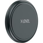 X-Level XCH2013 3M Yapışkanlı 360 Derece Hareketli Mıknatıslı Ev Ofis Direksiyon Konsol Araç içi Telefon Tutucu - Siyah