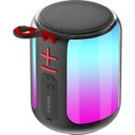 X-Level XS5050 5W USB AUX SD Kart Girişli RGB Işıklı Kablosuz Bluetooth Taşınabilir Speaker Hoparlör - Siyah