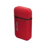 X-Lite 1300 C Çift Pürmüz Alev Mat Renk Çakmak, Kırmızı