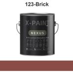 X-Paint Nexus – Soft-Mat Su Bazlı Dönüşüm Boyası | Hemel - 2,5 lt - 123 - BRICK