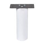 X-Perk Ahşap Ayak Mobilya Baza Koltuk Kanepe Ünite Sehba Dolap Ayağı Boy 12 cm Çap 4 cm - Beyaz