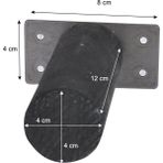 X-Perk Ahşap Ayak Mobilya Baza Koltuk Kanepe Ünite Sehba Dolap Ayağı Boy 12 cm Çap 4 cm Siyah - 14 - 258