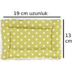 X-Perk Gine Pig Gine Domuzu Tavşan Kemirgen Yatağı Sünger Dolgulu Boy 19 cm En 13 cm - Yeşil